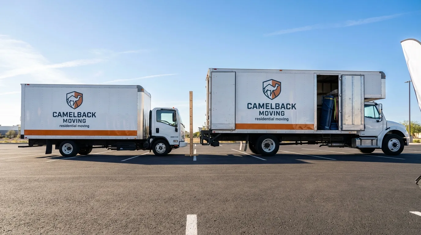 Moving truck size capacity guide in Divernon